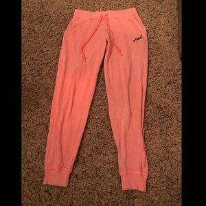 Pink joggers